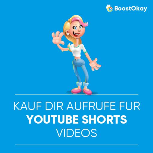 Kauf dir Aufrufe für YouTube Shorts Videos