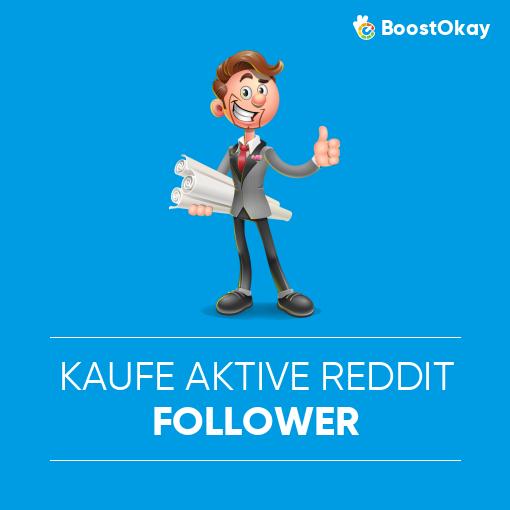 Kaufe aktive Reddit-Follower