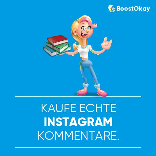 Kaufe echte Instagram-Kommentare.