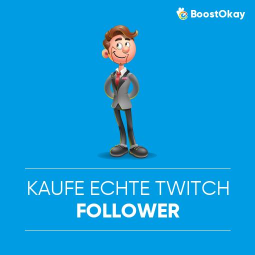 Kaufe echte Twitch-Follower