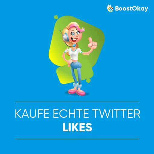 Kaufe echte Twitter-Likes