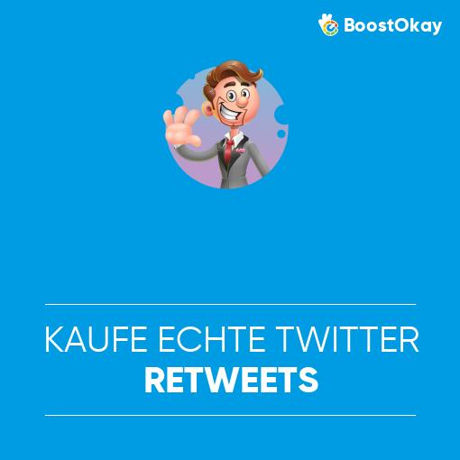 Kaufe echte Twitter-Retweets