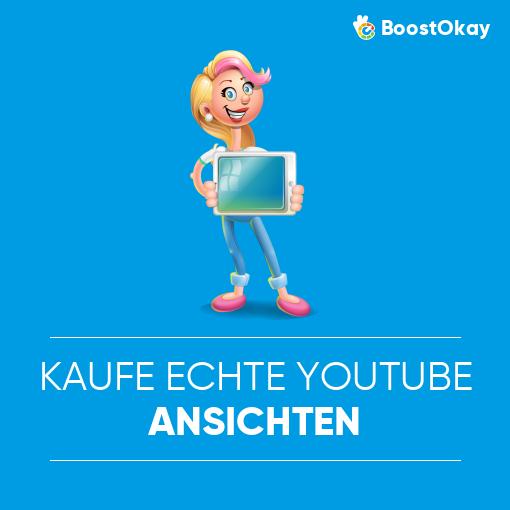 Kaufe echte YouTube-Ansichten