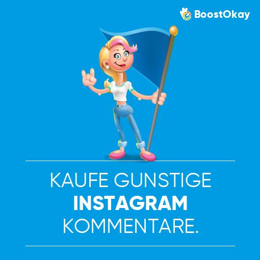 Kaufe günstige Instagram-Kommentare.