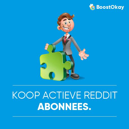 Koop Actieve Reddit Abonnees.