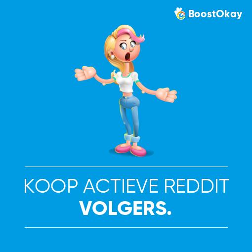 Koop Actieve Reddit Volgers.