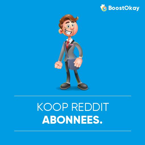 Koop Reddit-abonnees.