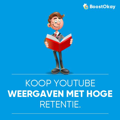 Koop YouTube-weergaven met hoge retentie.