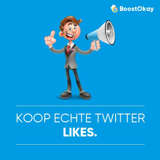 Koop echte Twitter-likes.