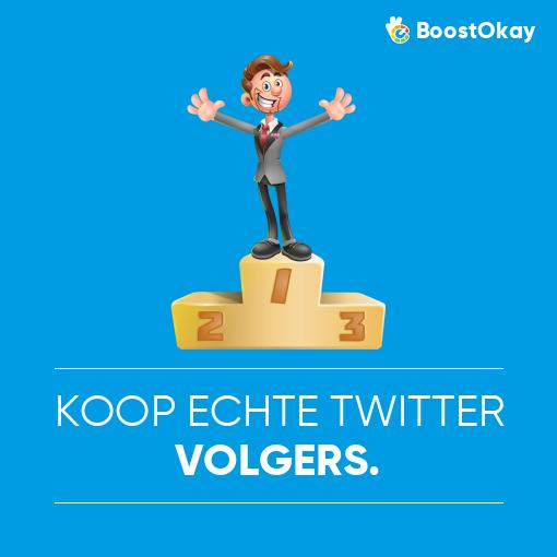 Koop echte Twitter-volgers.