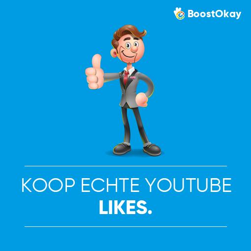 Koop echte YouTube-likes.