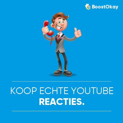 Koop echte YouTube-reacties.