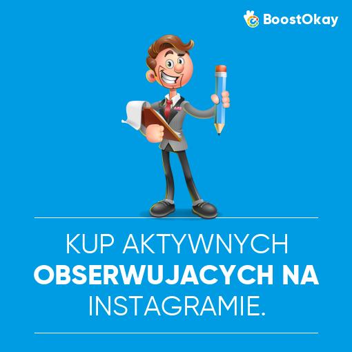 Kup aktywnych obserwujących na Instagramie.