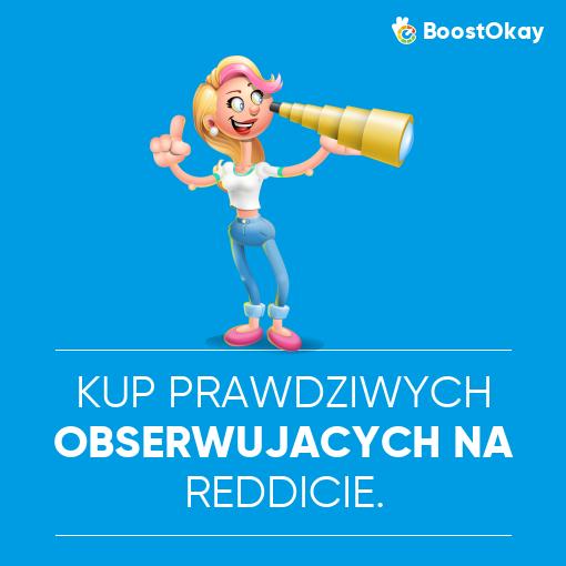 Kup prawdziwych obserwujących na Reddicie.