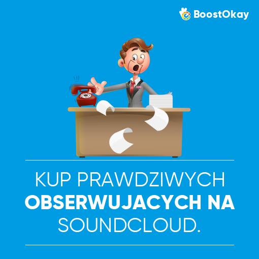 Kup prawdziwych obserwujących na SoundCloud.