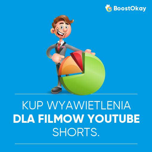 Kup wyświetlenia dla filmów YouTube Shorts.