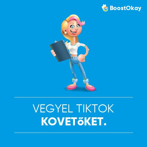 Vegyél TikTok követőket.