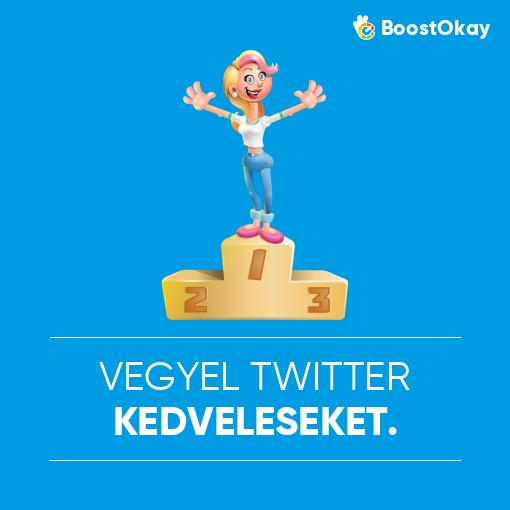 Vegyél Twitter kedveléseket.