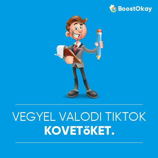 Vegyél valódi TikTok követőket.