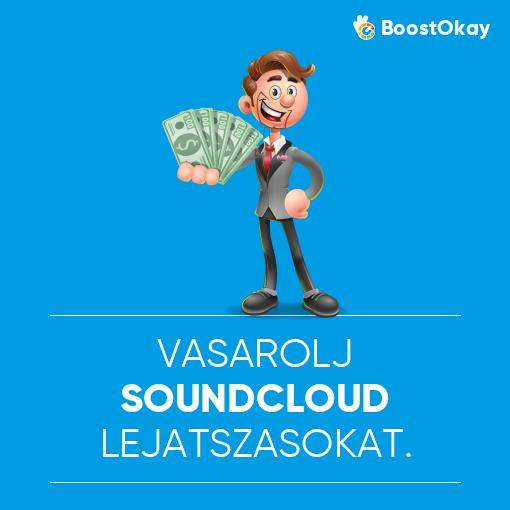 Vásárolj SoundCloud lejátszásokat.