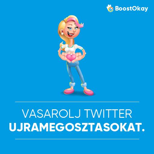 Vásárolj Twitter újramegosztásokat.