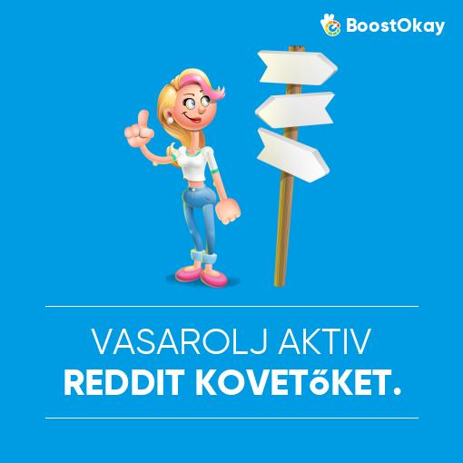 Vásárolj aktív Reddit követőket.