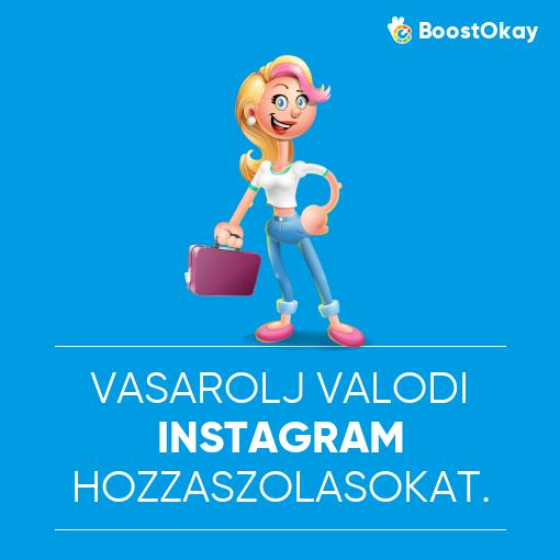 Vásárolj valódi Instagram hozzászólásokat.