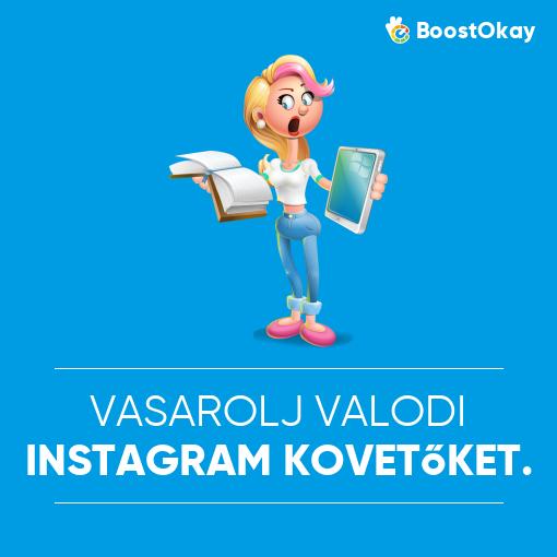 Vásárolj valódi Instagram követőket.