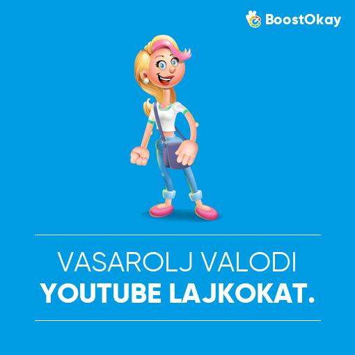 Vásárolj valódi YouTube lájkokat.